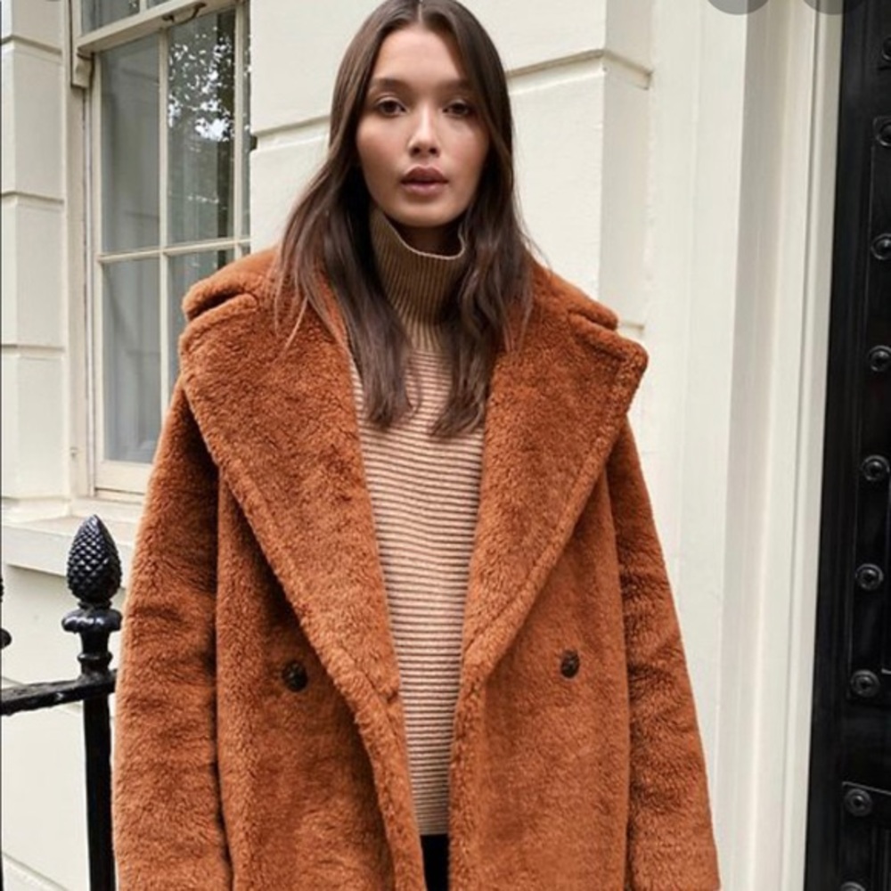 Aritzia Babaton Teddy Coat Short - Size 2 (S/M)